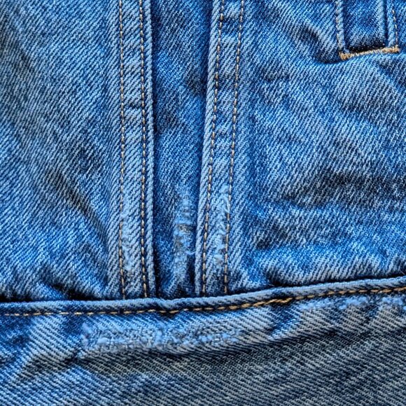 Levi's Blue Denim Trucker Jean Jacket, M - Picture 10 of 11